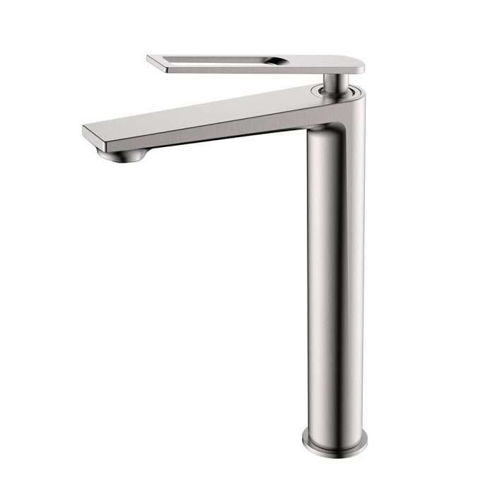 Single handle vessel bathroom faucet