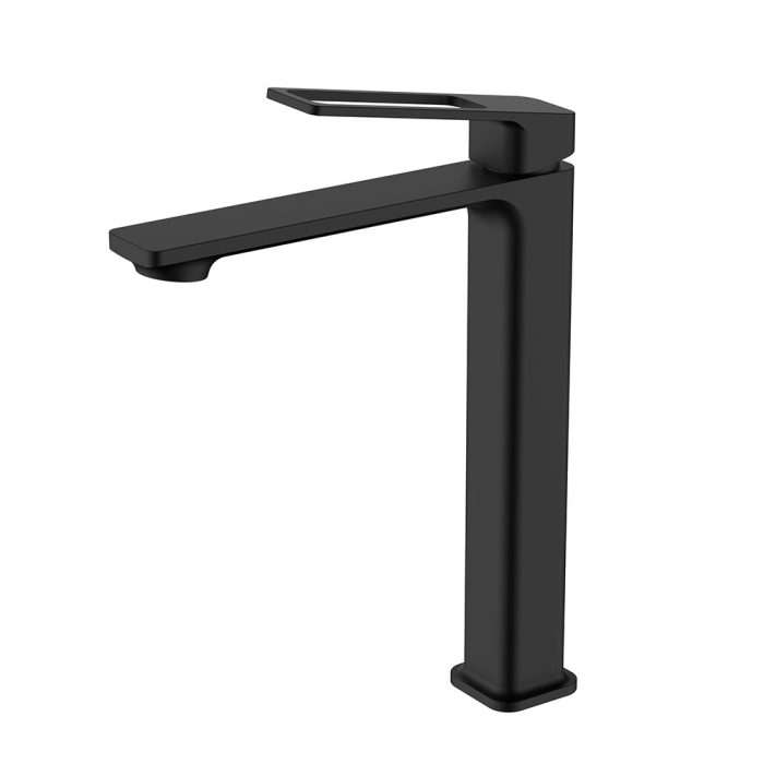 Single lever countertop basin faucet