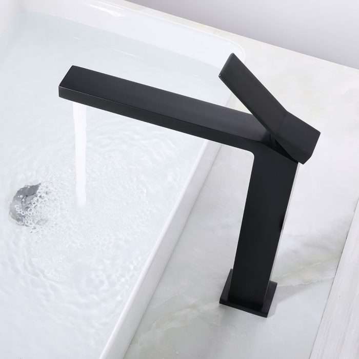 Single handle square vessel basin tap - Image 4