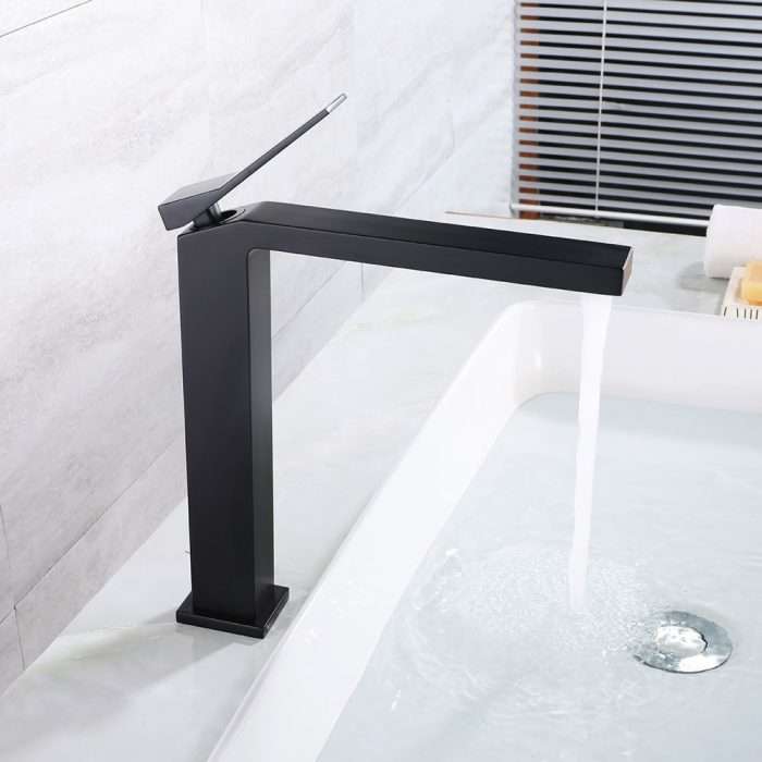 Single handle square vessel basin tap - Image 2
