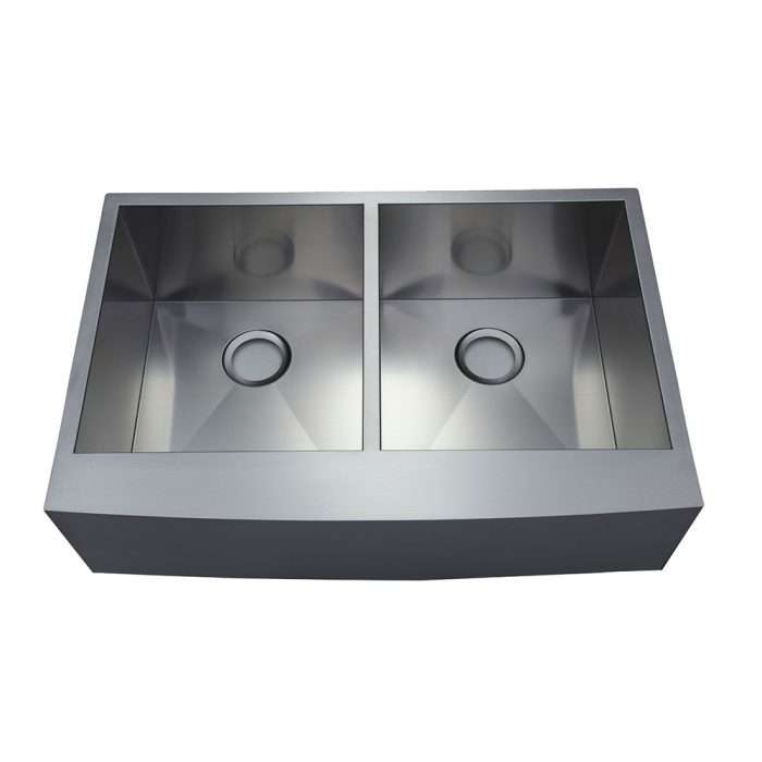 Stainless steel 33" * 22" apron front kitchen sink