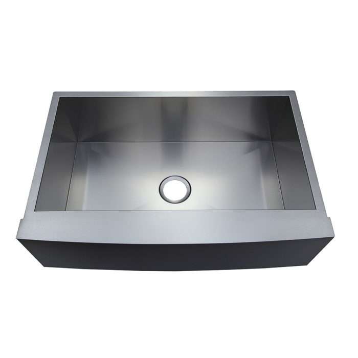 Stainless steel 33" * 22" apron front single basin kitchen sink
