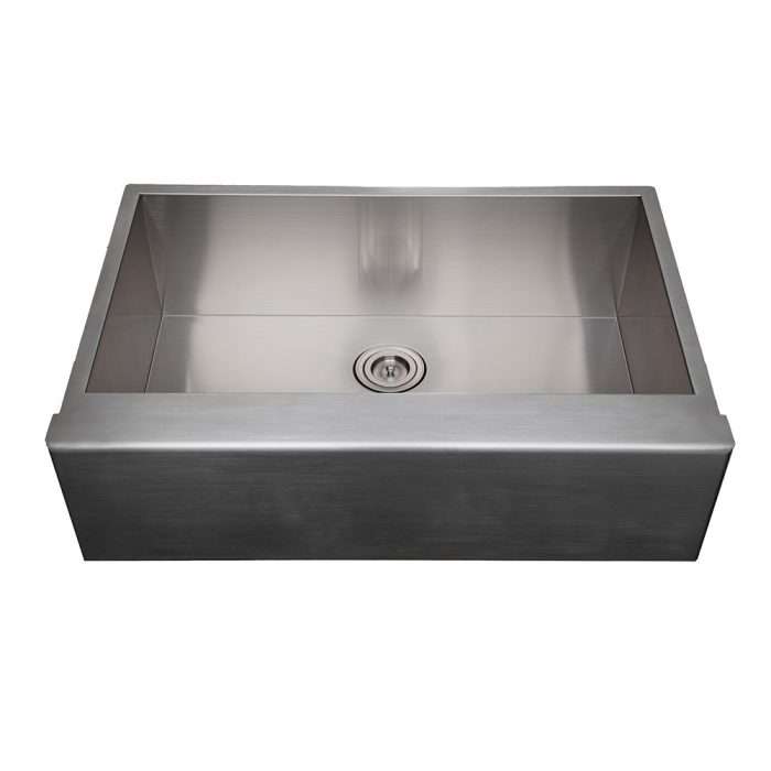 Stainless steel 33" * 22" apron front single bowl kitchen sink