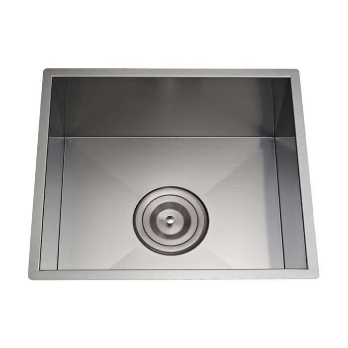 Stainless steel 15 inch undermount single bowl kitchen sink